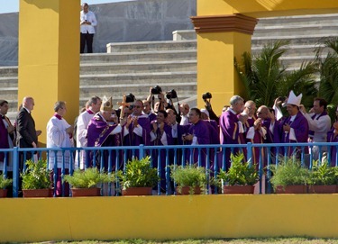 Mass with Pope Benedict XVI, Revolution Square, Havana, March 28, 2012. Photo by Gregory L. Tracy, The Pilot