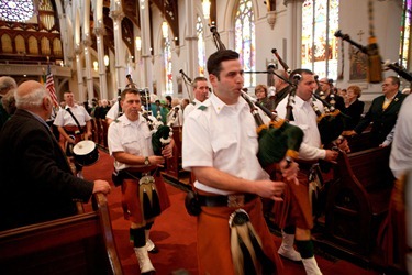 St. Patrick's Day Mass 2012, Cathedral of the Holy Cross. Pilot photo by Gregory L. Tracy