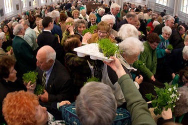 St. Patrick's Day Mass 2012, Cathedral of the Holy Cross. Pilot photo by Gregory L. Tracy