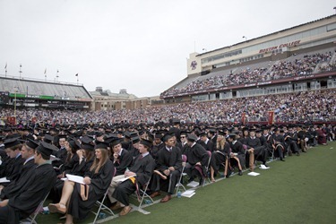 Boston College's Commencement for the class of 2012.