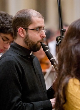 Mass with orchestra and choir of "The Suffering of the Innocents" and Boston members of the Neocatechumenal Way, May 5, 2012 at the Cathedral of the Holy Cross.  Photo by Gregory L. Tracy