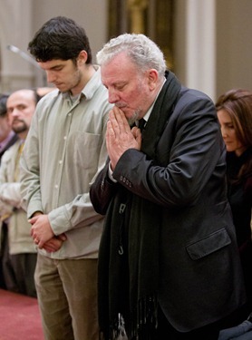 Mass with orchestra and choir of "The Suffering of the Innocents" and Boston members of the Neocatechumenal Way, May 5, 2012 at the Cathedral of the Holy Cross.  Photo by Gregory L. Tracy