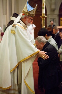 Mass with orchestra and choir of "The Suffering of the Innocents" and Boston members of the Neocatechumenal Way, May 5, 2012 at the Cathedral of the Holy Cross.  Photo by Gregory L. Tracy