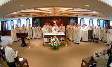 Mass for jubilarian priests, Archdiocese of Boston Pastoral Center, May 9, 2012. Photo by Gregory L. Tracy, The Pilot