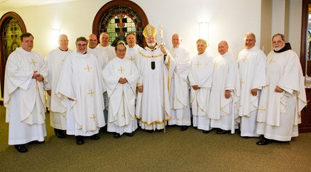 Mass for jubilarian priests, Archdiocese of Boston Pastoral Center, May 9, 2012. Photo by Gregory L. Tracy, The Pilot