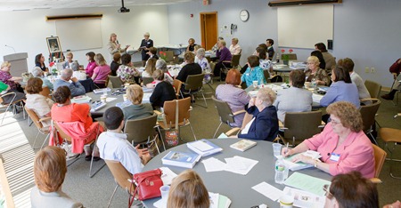 Meeting of parish religious education directors, May 17, 2012. Pilot photo by Gregory L. Tracy