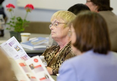 Meeting of parish religious education directors, May 17, 2012. Pilot photo by Gregory L. Tracy