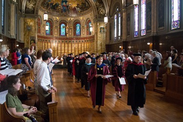 Master of Arts in Ministry program commencement, May 23, 2012. Pilot photo by Christopher S. Pineo