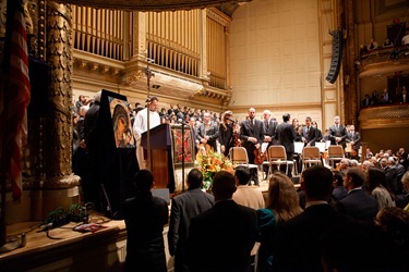 "Suffering of the Innocents, a Symphonic Homage and Prayer" performed at Boston Symphony Hall May 6, 2012. Photo by Gregory L. Tracy