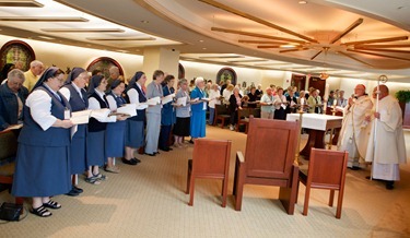 Mass with new superiors of Women Religious May 23, 2012. Pilot photo by Gregory L. Tracy