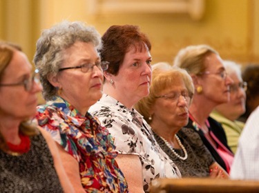 Cardinal Seán P. O’Malley celebrates the Mass of Thanksgiving for all involved in child protection and safe environment efforts in the Archdiocese of Boston June 10, 2012 at Our Lady Help of Christians Church in Newton.  The Mass marked the 10th anniversary of the USCCB Charter for the Protection of Children and Young People and was an opportunity to thank all who have helped the Archdiocese in the implementation of the Charter as volunteers and as staff.  (Pilot photo/ Gregory L. Tracy)