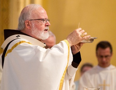 Cardinal Seán P. O’Malley celebrates the Mass of Thanksgiving for all involved in child protection and safe environment efforts in the Archdiocese of Boston June 10, 2012 at Our Lady Help of Christians Church in Newton.  The Mass marked the 10th anniversary of the USCCB Charter for the Protection of Children and Young People and was an opportunity to thank all who have helped the Archdiocese in the implementation of the Charter as volunteers and as staff.  (Pilot photo/ Gregory L. Tracy)