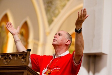 Members of the new ecclesial movement and realities celebrate the Pentecost Vigil with Cardinal Sean P. O’Malley at the Cathedral of Holy Cross May 26, 2012. Pilot photo/ Gregory L. Tracy