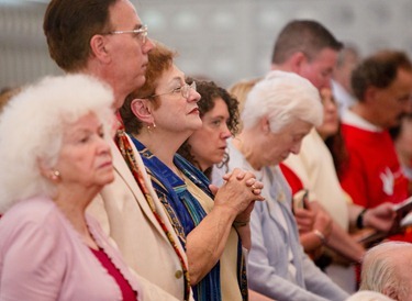 Members of the new ecclesial movement and realities celebrate the Pentecost Vigil with Cardinal Sean P. O’Malley at the Cathedral of Holy Cross May 26, 2012. Pilot photo/ Gregory L. Tracy