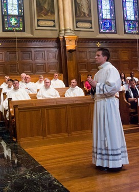 Ordination of Deacon Thomas Macdonald, Chapel of St. John's Seminary in Brighton, June 30, 2012. Photo by Christopher S. Pineo, The Pilot