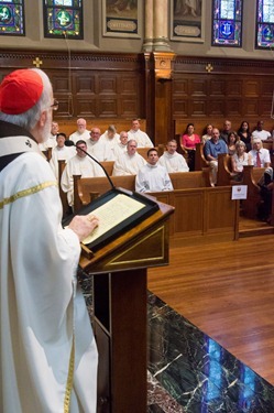 Ordination of Deacon Thomas Macdonald, Chapel of St. John's Seminary in Brighton, June 30, 2012. Photo by Christopher S. Pineo, The Pilot