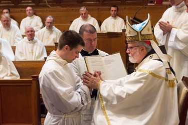 Ordination of Deacon Thomas Macdonald, Chapel of St. John's Seminary in Brighton, June 30, 2012. Photo by Christopher S. Pineo, The Pilot