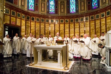 Ordination of Deacon Thomas Macdonald, Chapel of St. John's Seminary in Brighton, June 30, 2012. Photo by Christopher S. Pineo, The Pilot