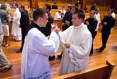 Ordination of Deacon Thomas Macdonald, Chapel of St. John's Seminary in Brighton, June 30, 2012. Photo by Christopher S. Pineo, The Pilot