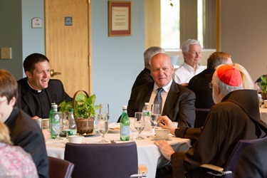 Luncheon with newly ordained, June 27, 2012. Photo by Gregory L. Tracy, The Pilot