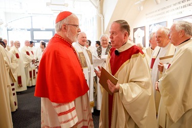 Mass at Fenway Park to mark the 150th anniversary of Boston College and Boston College High School Sept. 15, 2012. Pilot photo/ Gregory L. Tracy