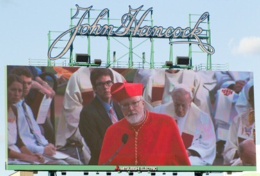 Mass at Fenway Park to mark the 150th anniversary of Boston College and Boston College High School Sept. 15, 2012. Pilot photo/ Gregory L. Tracy