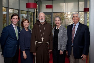 Gardner Museum, Cardinal Sean O'Malley, Anne Hawley, Claire and John Bertucci on October 15, 2012