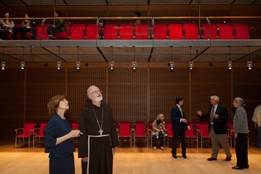 Gardner Museum, Cardinal Sean O'Malley, Anne Hawley, Claire and John Bertucci on October 15, 2012