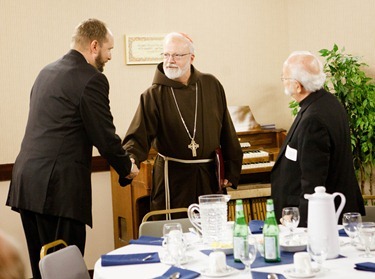 Meeting of Boston area religious leaders on the issue of physician assisted suicide, held at the Greek Orthodox Metropolis of Boston Oct. 9, 2012.<br /><br /><br /><br /><br /><br /><br />
Photo by Gregory L. Tracy, The Pilot<br /><br /><br /><br /><br /><br /><br />
