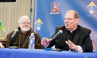 Press conference and Mass Nov. 9, 2012 marking the Pope’s announcement that vicar general Msgr. Robert P. Deeley has been named an auxiliary bishop of Boston.
Pilot photo/ Gregory L. Tracy
