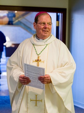 Press conference and Mass Nov. 9, 2012 marking the Pope’s announcement that vicar general Msgr. Robert P. Deeley has been named an auxiliary bishop of Boston.
Pilot photo/ Gregory L. Tracy
