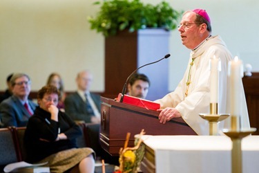 Press conference and Mass Nov. 9, 2012 marking the Pope’s announcement that vicar general Msgr. Robert P. Deeley has been named an auxiliary bishop of Boston.
Pilot photo/ Gregory L. Tracy
