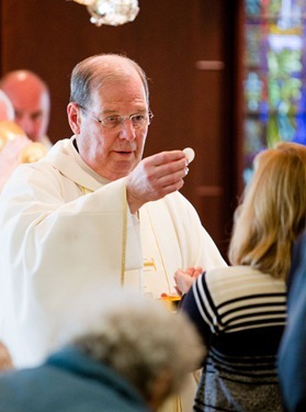 Press conference and Mass Nov. 9, 2012 marking the Pope’s announcement that vicar general Msgr. Robert P. Deeley has been named an auxiliary bishop of Boston.
Pilot photo/ Gregory L. Tracy
