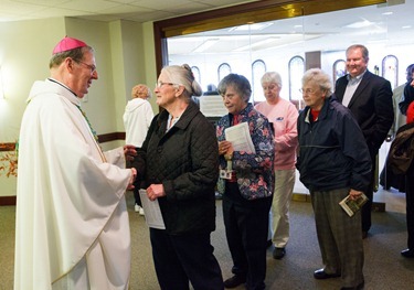 Press conference and Mass Nov. 9, 2012 marking the Pope’s announcement that vicar general Msgr. Robert P. Deeley has been named an auxiliary bishop of Boston.
Pilot photo/ Gregory L. Tracy
