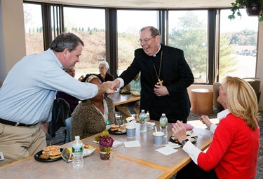 Press conference and Mass Nov. 9, 2012 marking the Pope’s announcement that vicar general Msgr. Robert P. Deeley has been named an auxiliary bishop of Boston.
Pilot photo/ Gregory L. Tracy
