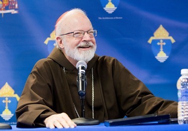 Press conference to annouce cardinal's acceptance of the pastoral plan "Disciples in Mission" Nov. 15, 2012. 
Photo by Gregory L. Tracy, The Pilot