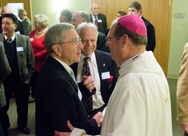 Bishop-Elect Deeley inducted as deputy chaplain of the Order of Malta Dec. 3, 2012. Pilot photo/ Christopher S. Pineo