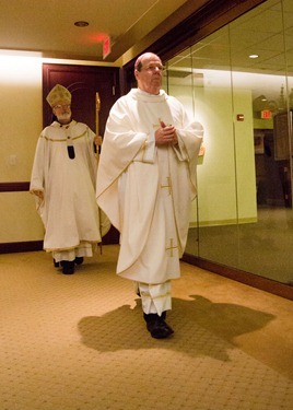 Bishop-Elect Deeley inducted as deputy chaplain of the Order of Malta Dec. 3, 2012. Pilot photo/ Christopher S. Pineo