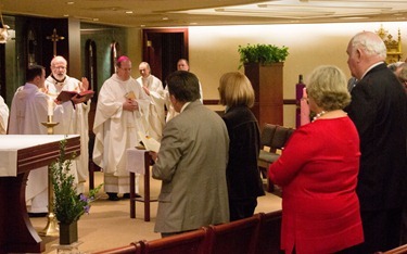 Bishop-Elect Deeley inducted as deputy chaplain of the Order of Malta Dec. 3, 2012. Pilot photo/ Christopher S. Pineo