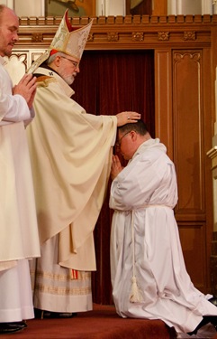 Ordination Mass of Transitional Deacons John A. Cassani, Gerald A. Souza and Christopher W. Wallace Jan. 19, 2013 at Boston's Cathedral of the Holy Cross. Pilot photo/ Christopher S. Pineo