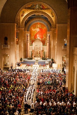 Cardinal Sean P. O’Malley serves as principle celebrant and homilist at the Opening Mass of the National Prayer Vigil for Life at the Basilica of the Shrine of the Immaculate Conception, Jan. 24, 2013.
Pilot photo/ Gregory L. Tracy
