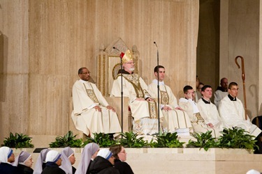 Cardinal Sean P. O’Malley serves as principle celebrant and homilist at the Opening Mass of the National Prayer Vigil for Life at the Basilica of the Shrine of the Immaculate Conception, Jan. 24, 2013.
Pilot photo/ Gregory L. Tracy
