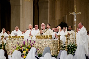 Cardinal Sean P. O’Malley serves as principle celebrant and homilist at the Opening Mass of the National Prayer Vigil for Life at the Basilica of the Shrine of the Immaculate Conception, Jan. 24, 2013.
Pilot photo/ Gregory L. Tracy
