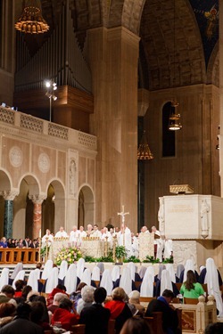 Cardinal Sean P. O’Malley serves as principle celebrant and homilist at the Opening Mass of the National Prayer Vigil for Life at the Basilica of the Shrine of the Immaculate Conception, Jan. 24, 2013.
Pilot photo/ Gregory L. Tracy
