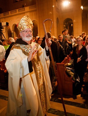 Cardinal Sean P. O’Malley serves as principle celebrant and homilist at the Opening Mass of the National Prayer Vigil for Life at the Basilica of the Shrine of the Immaculate Conception, Jan. 24, 2013.
Pilot photo/ Gregory L. Tracy
