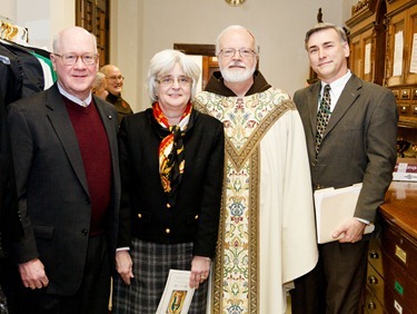 Cardinal Sean P. O’Malley celebrates Mass for pro-life leaders at the Franciscan Monastery in Washington D.C. Jan. 24, 2013. 
Pilot photo/ Gregory L. Tracy