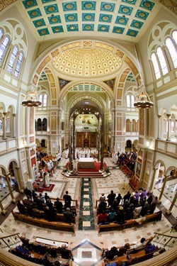 Cardinal Sean P. O’Malley celebrates Mass for pro-life leaders at the Franciscan Monastery in Washington D.C. Jan. 24, 2013. 
Pilot photo/ Gregory L. Tracy