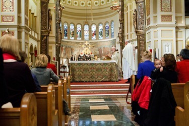 Cardinal Sean P. O’Malley celebrates Mass for pro-life leaders at the Franciscan Monastery in Washington D.C. Jan. 24, 2013. 
Pilot photo/ Gregory L. Tracy