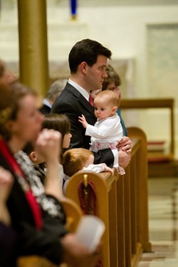 Cardinal Sean P. O’Malley celebrates Mass for pro-life leaders at the Franciscan Monastery in Washington D.C. Jan. 24, 2013. 
Pilot photo/ Gregory L. Tracy