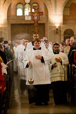 Cardinal Sean P. O’Malley celebrates Mass for Boston pro-life pilgrims the morning of the March for Life at the Shrine of the Sacred Heart in Washington D.C. Jan. 25, 2013. Pilot photo/ Gregory L. Tracy